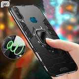 For VIVO Y11 Y12 Y15 Y17 2019 Case Ring Holder Armor Bumper Back Cover For VIVO U10 U3X Y19 2019 Phone Case Finger Ring Fundas