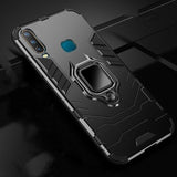 For VIVO Y11 Y12 Y15 Y17 2019 Case Ring Holder Armor Bumper Back Cover For VIVO U10 U3X Y19 2019 Phone Case Finger Ring Fundas
