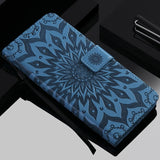 For OPPO A9 2020 A5 2020 Tree Cat Sunflower Butterfly Embossed Leather Case For Realme 5 Pro 5S 5i 3 Pro Flip Wallet Phone Bag