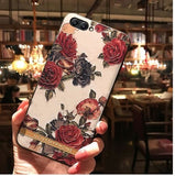 3D Relief Floral Phone Case For Vivo Y17 Y91C Y81 Case TPU Silicon Cover For Vivo V11 Pro V15 Pro V9 Y85 Y91 Y95 A79 Y11 Case