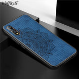 Case For Vivo V17 Neo Case Magnetic Fashion Cloth Cotton Fabric Phone Case For Vivo iQOO Neo Cover For Vivo V17 Neo/S1/Z5/Y7S