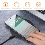 NTONPOWER Wireless Charger Qi Smart Quick Charge Fast Charger 7.5W for Mi MIX 2S iPhone X XR XS 8 plus 10W For Sumsung S9