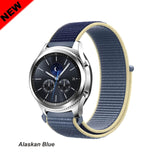 Gear s3 Frontier strap For Samsung galaxy watch 46mm 42m active 2 nylon 20 22mm watch band amazfit bip huawei watch gt2e/2 strap