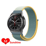Gear s3 Frontier strap For Samsung galaxy watch 46mm 42m active 2 nylon 20 22mm watch band amazfit bip huawei watch gt2e/2 strap
