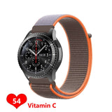 Gear s3 Frontier strap For Samsung galaxy watch 46mm 42m active 2 nylon 20 22mm watch band amazfit bip huawei watch gt2e/2 strap