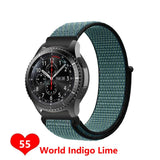 Gear s3 Frontier strap For Samsung galaxy watch 46mm 42m active 2 nylon 20 22mm watch band amazfit bip huawei watch gt2e/2 strap