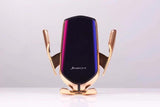 R2 Automatic Clamping 10W Car Wireless Charger for iPhone XS 11 Pro Samsung Xiaomi Infrared Sensor Car Phone Holder Charger
