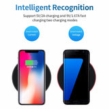 FDGAO 10W Fast Wireless Charger For Samsung Galaxy S10 S20 S9 Note 10 9 USB Qi Charging Pad for iPhone 11 Pro XS Max XR X 8 Plus