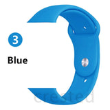 Silicone Strap For Apple Watch band 44 mm/40mm iWatch Band 38mm 42mm 44mm Sport watchband bracelet apple watch series 5 4 3 2 1