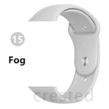 Silicone Strap For Apple Watch band 44 mm/40mm iWatch Band 38mm 42mm 44mm Sport watchband bracelet apple watch series 5 4 3 2 1