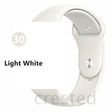 Silicone Strap For Apple Watch band 44 mm/40mm iWatch Band 38mm 42mm 44mm Sport watchband bracelet apple watch series 5 4 3 2 1