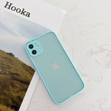 Camera Protection Bumper Phone Cases For iPhone 11 11 Pro Max XR XS Max X 8 7 6 6S Plus Matte Translucent Shockproof Back Cover
