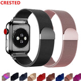 Milanese Loop Strap For Apple Watch band 44 mm 42mm 38mm/40mm correa iwatch bracelet apple watch series 5 4 3 2 44mm 40 42 38 mm