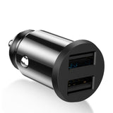 GTWIN 4.8A Car Charger For iPhone Xiaomi Samsung Mobile Phone Adapter in Car Smartphone Tablet Quick Charge Dual USB Car Charger
