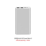10000mAh Xiaomi Mi Power Bank 3 External Battery Bank 18W Quick Charge Powerbank 10000 with USB Type C for Mobile Phone
