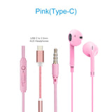 Orendil In Ear Wired Headphones 3.5mm Stereo Bass Earphone In-ear Headset Music Earbuds Wire with Mic for Mobile Phone MP3 MP4