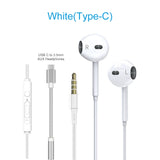 Orendil In Ear Wired Headphones 3.5mm Stereo Bass Earphone In-ear Headset Music Earbuds Wire with Mic for Mobile Phone MP3 MP4